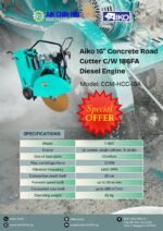 Aiko 16" Concrete Road Cutter C/W 186FA Diesel Engine | Model : CCM-HCC-18A - Image 2