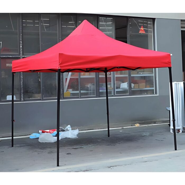 Aiko Gazebo Tent 3X3m With Semi-Automatic Black Hex Frame (Blue / Red Canvas) | Model: TENT-3X3M-H / TENT-3X3M-HD - Image 4