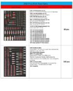 Aiko Tool Trolley with 258pcs Tool Set #JM-24 | Model: TB-JM-24+258PCS - Image 4