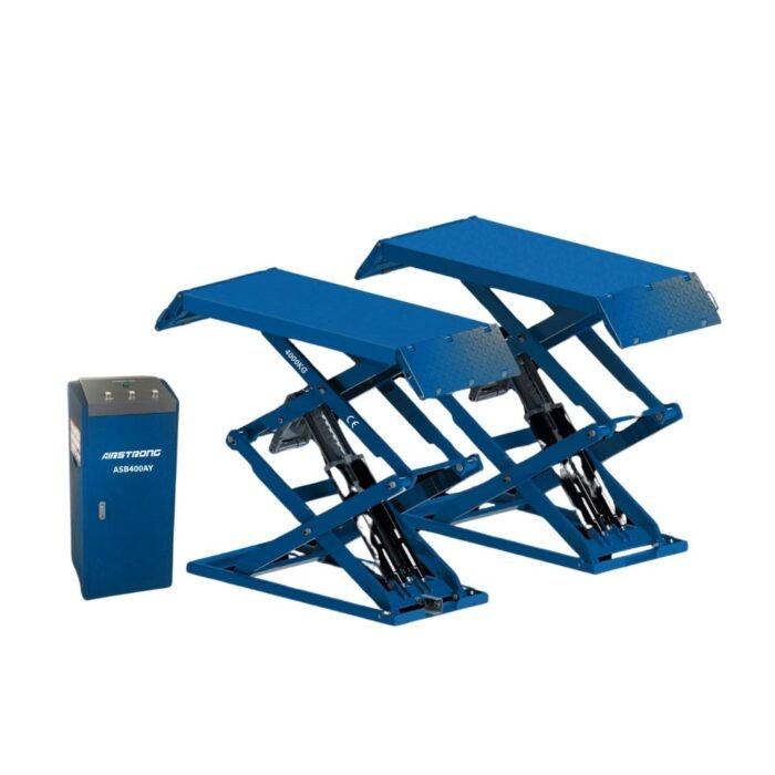 Airstrong Full Rise Car Scissor Lift U-B40AY 15V 50Hz with Installation | Model : AM-ASB400AY - Image 1