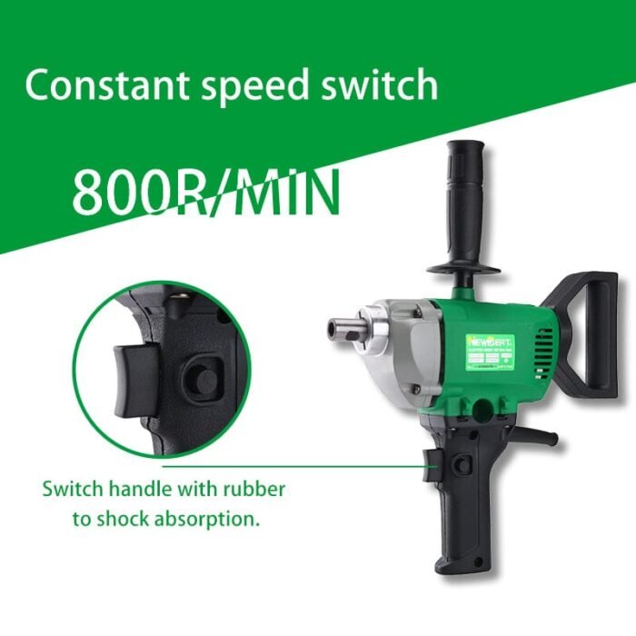 NEWBEAT 1020W Electric Cement Paint Mixer 160MM | Model : NBT-EM-160A - Image 5