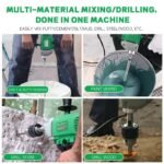 NEWBEAT 1020W Electric Cement Paint Mixer 160MM | Model : NBT-EM-160A - Image 8