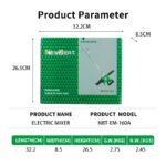 NEWBEAT 1020W Electric Cement Paint Mixer 160MM | Model : NBT-EM-160A - Image 9