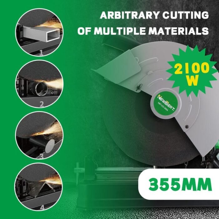 NEWBEAT 2100W 14" Cut Off Machine 355MM (Small Housing) | Model : NBT-CO-355A - Image 11