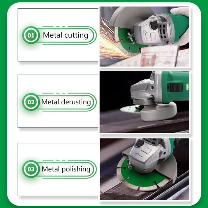 NEWBEAT 4" Angle Grinder 1000W (Side Switch) | Model : NBT-AG-100BC - Image 8