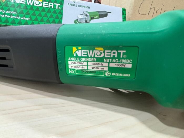 NEWBEAT 4" Angle Grinder 1000W (Side Switch) | Model : NBT-AG-100BC - Image 14