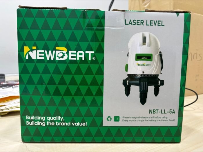 NEWBEAT 5 Line Green Laser Level with 2 Battery  | Model : NBT-LL-5A - Image 4
