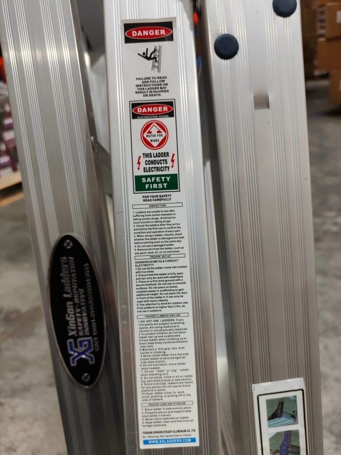 XG 2 Step Alum Platform Ladder (Height Adjustable Type) | Model : L-XG118S - Image 17